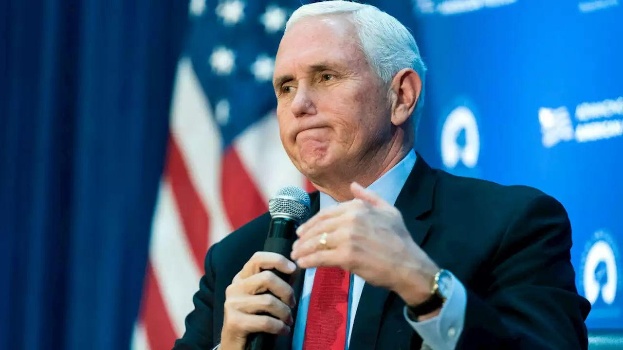 In blunt rebuke, Pence says Trump was 'wrong' to claim vice president could have overturned 2020 election