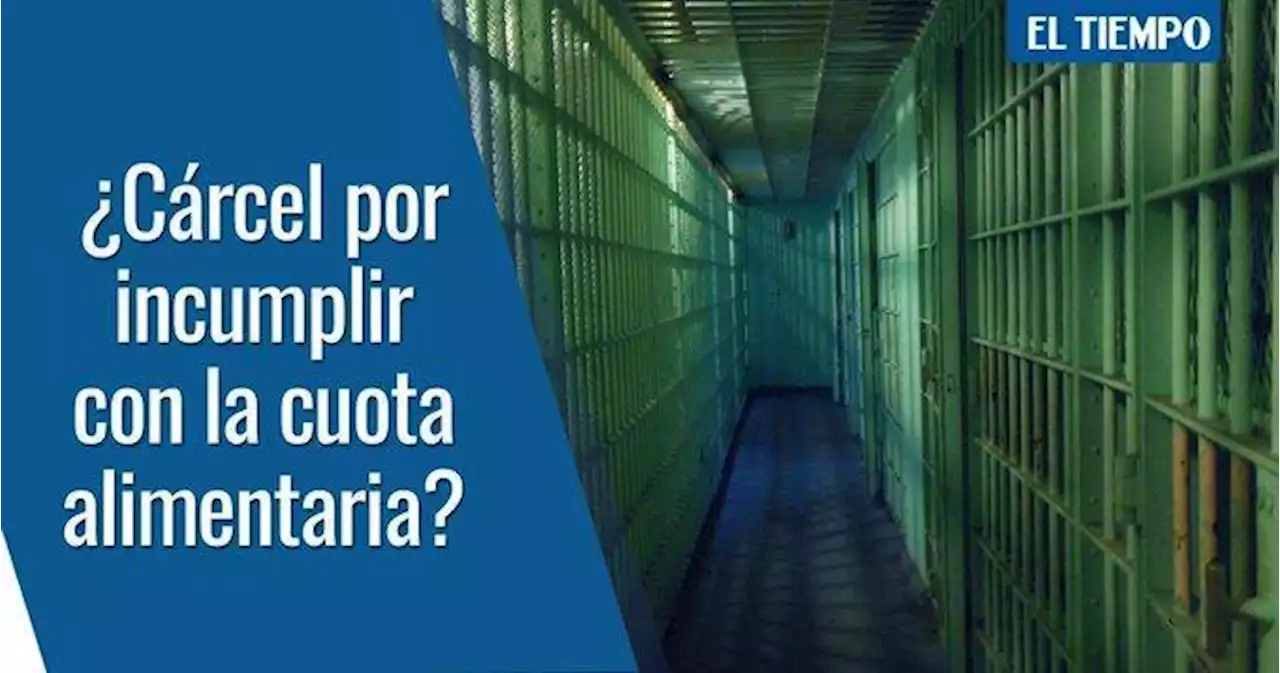 ¿Puede ir a la cárcel un padre que no cumpla con la cuota alimentaria?