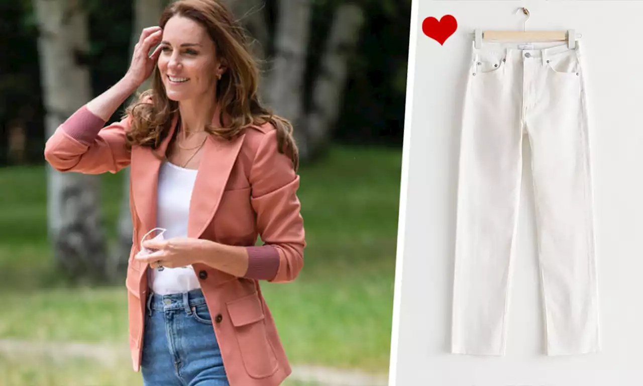 Kate Middleton's favourite jeans now come in white denim – and they're perfect for spring