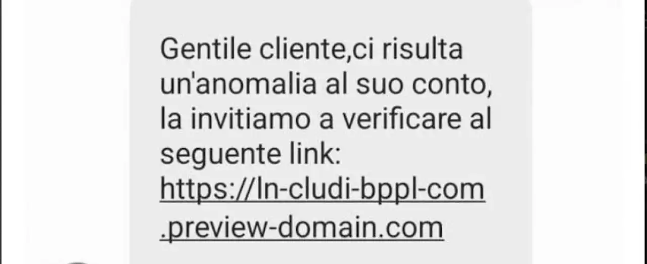 Non aprite questo sms: arriva in Italia il virus che svuota i conti