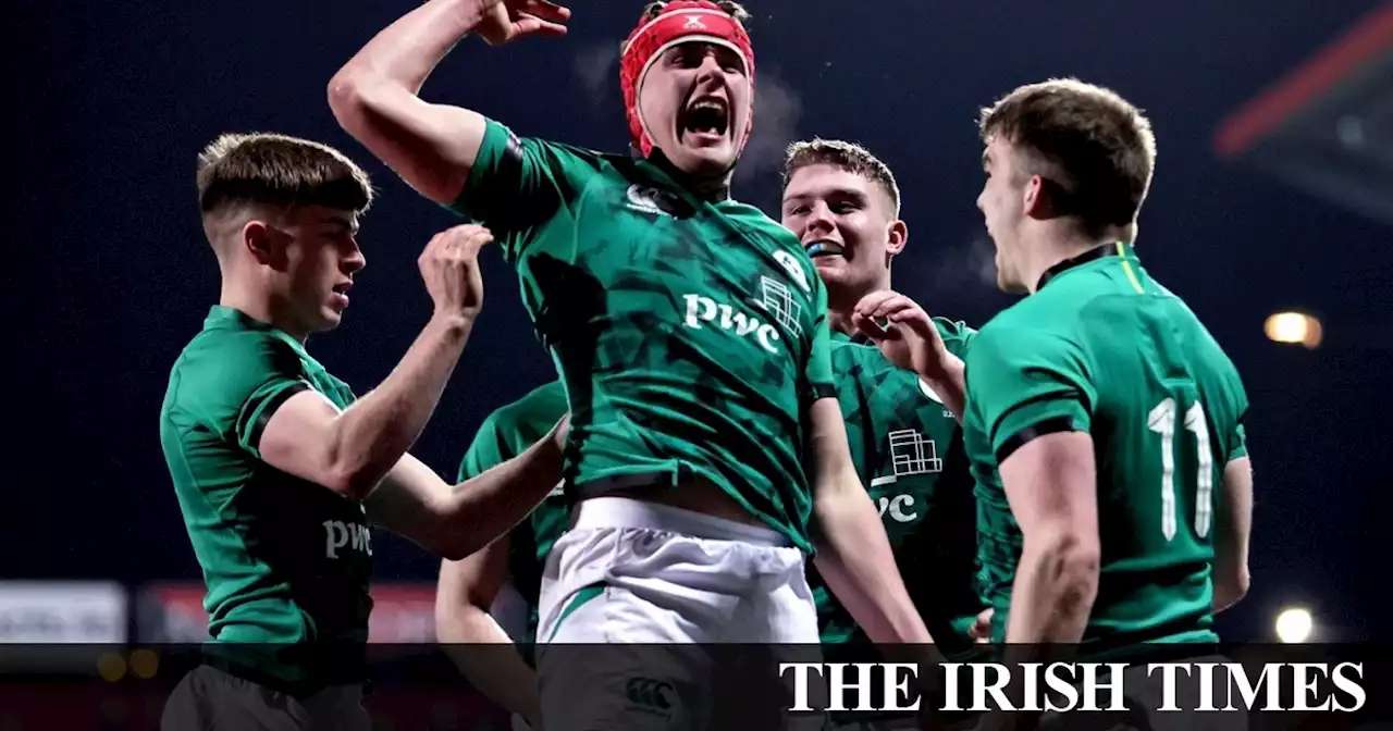 Ireland under-20s run in eight tries as they demolish Wales in Cork