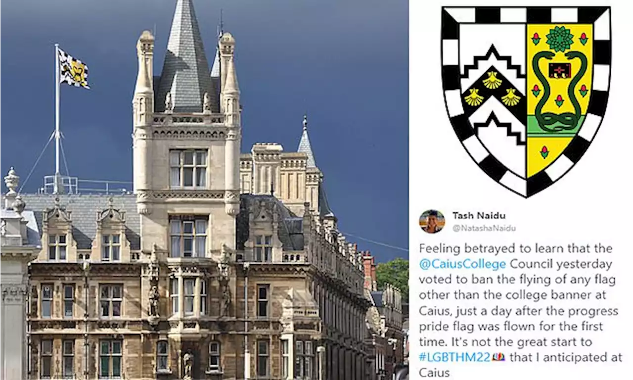 Cambridge University college refuses to fly 'divisive' Pride flag