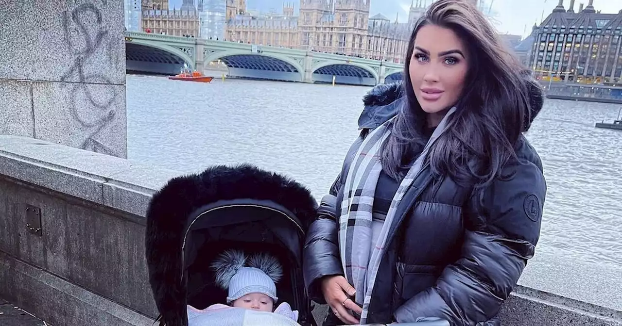 Pregnant Lauren Goodger hints she's back with Charles Drury on 'family day out'