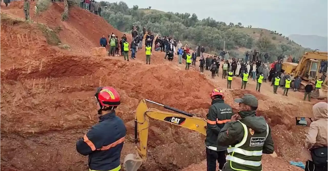 Moroccan rescuers edge closer to child trapped in well