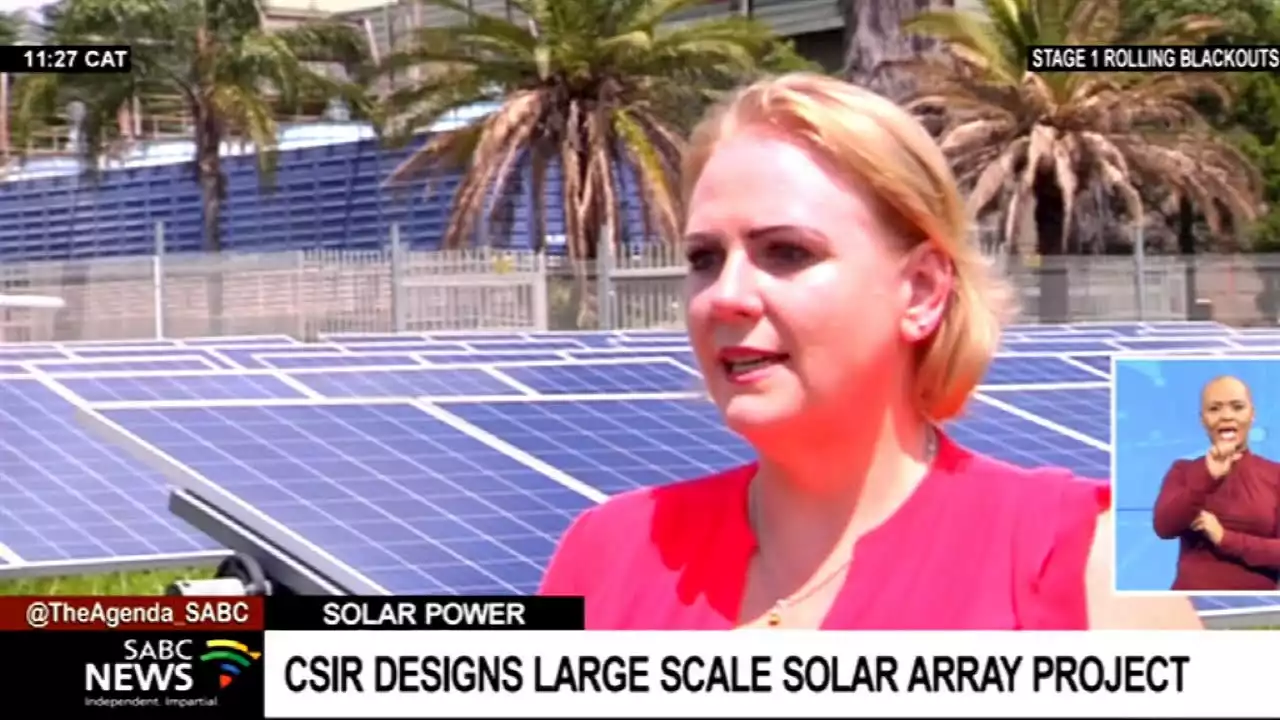 CSIR introduces a large scale solar array project