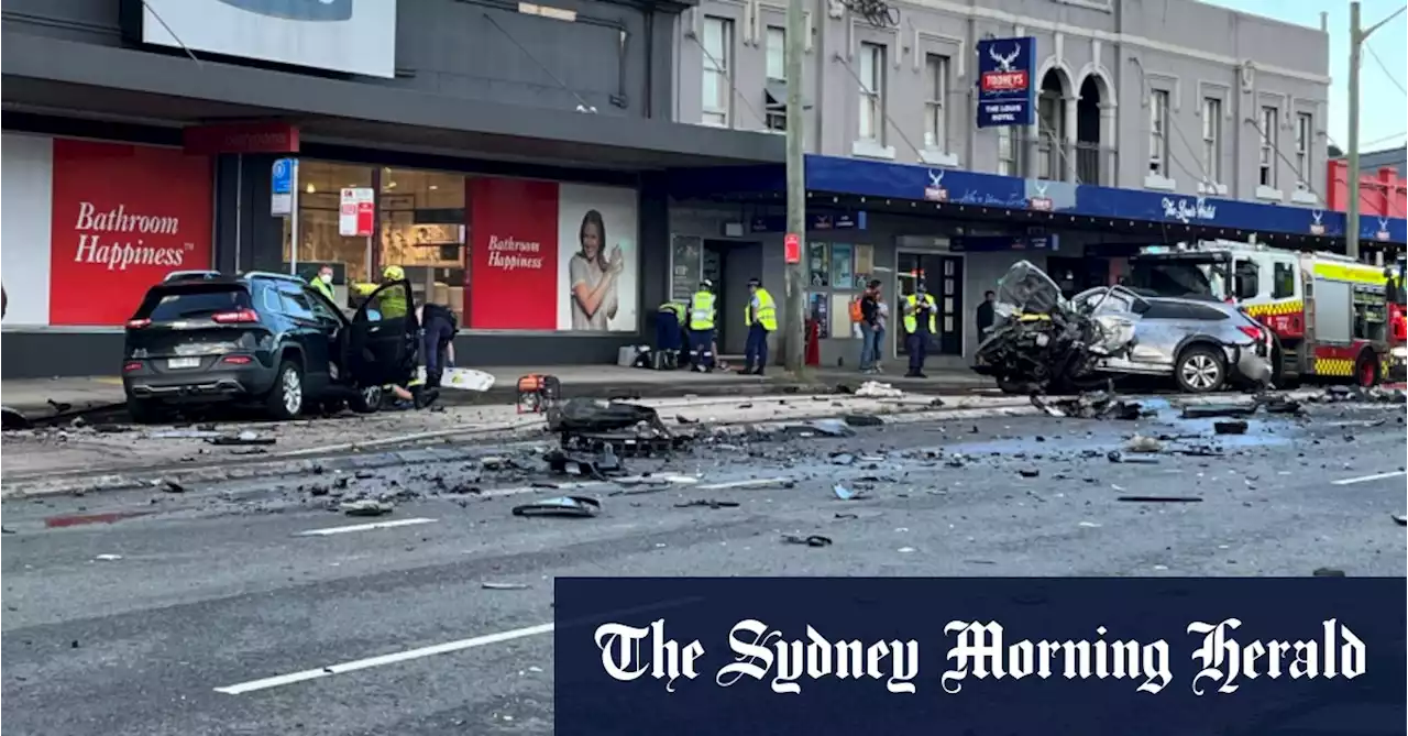 ‘Major crash’ closes Parramatta Road in Sydney’s inner west after police pursuit terminated