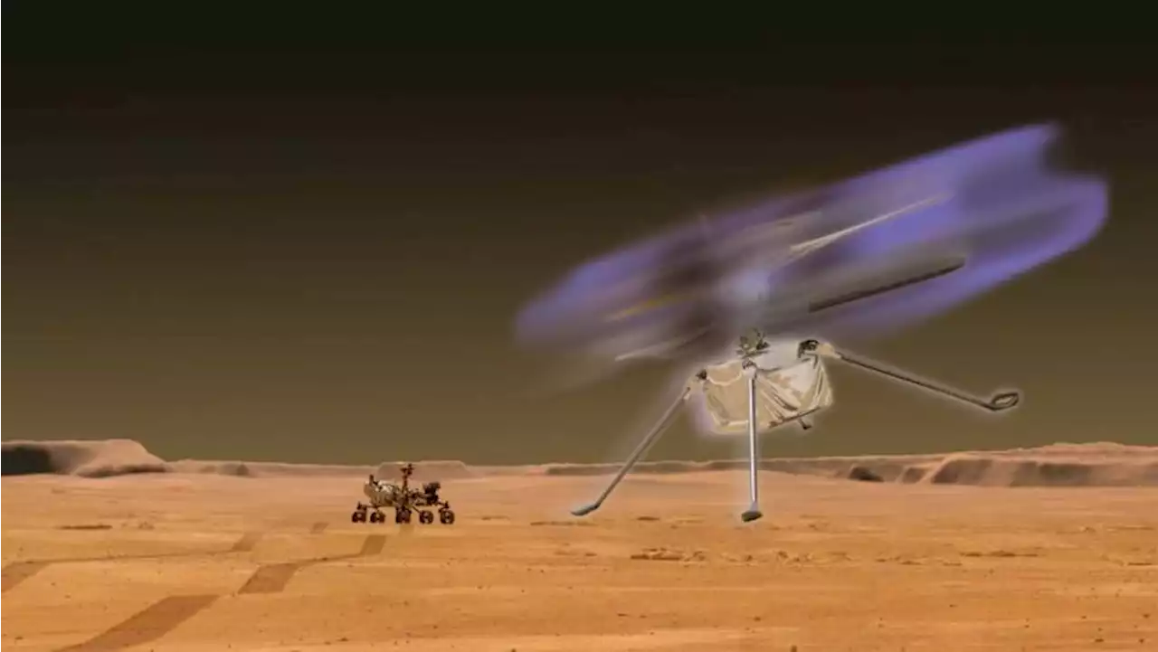 Why Mars helicopters like Ingenuity could glow in the dark