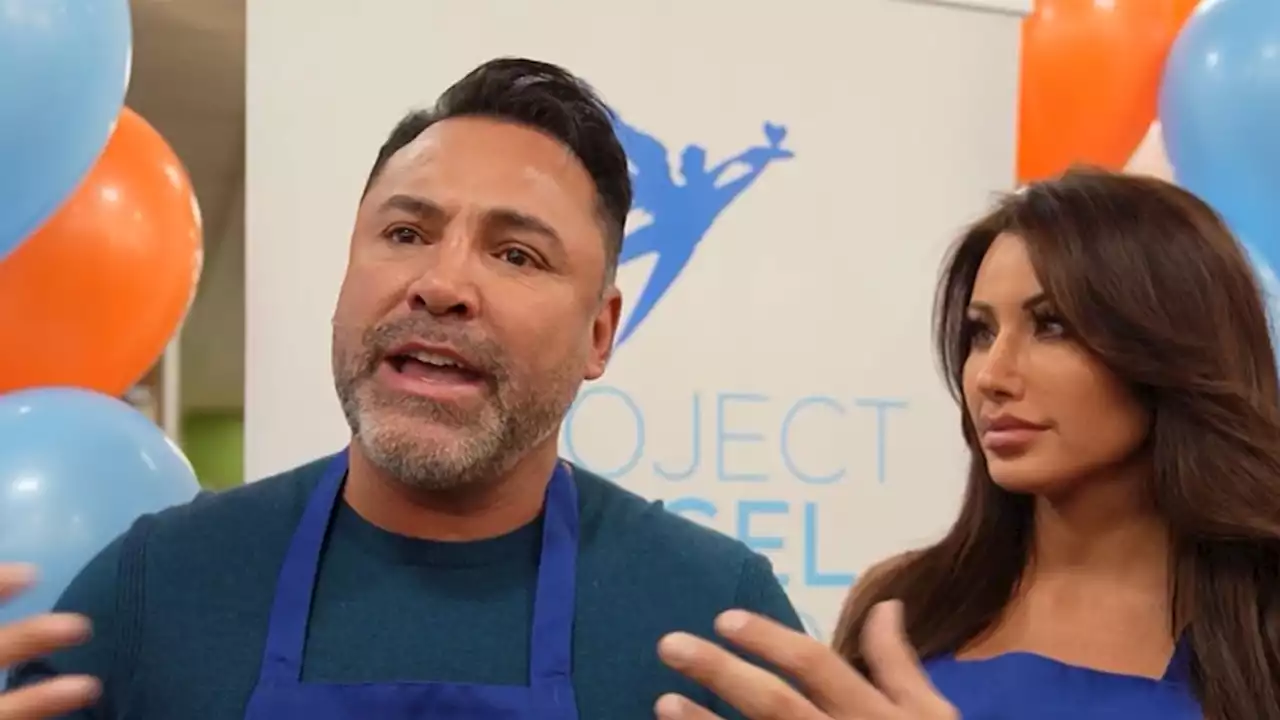 Oscar De La Hoya Spends Birthday Handing Out Meals To Critically Ill People