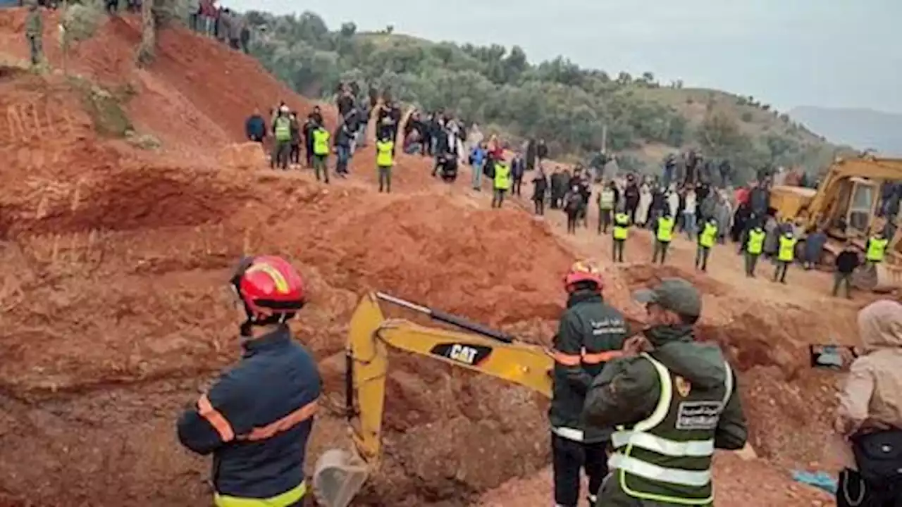 Morocco holds its breath as rescuers inch closer to boy trapped in well