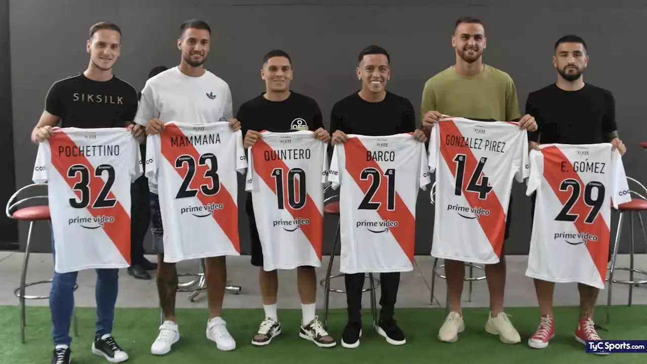 El mensaje de D'Onofrio luego de la presentación de los refuerzos de River - TyC Sports