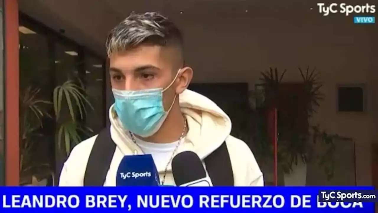 El nuevo refuerzo de Boca habló de su comparación con Andrada - TyC Sports