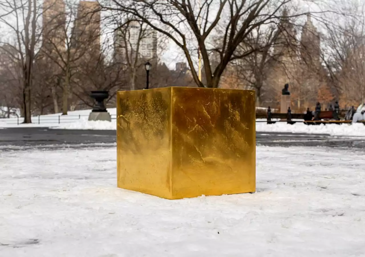 New York City’s Latest ‘It’ Celebrity is the Gold Cube