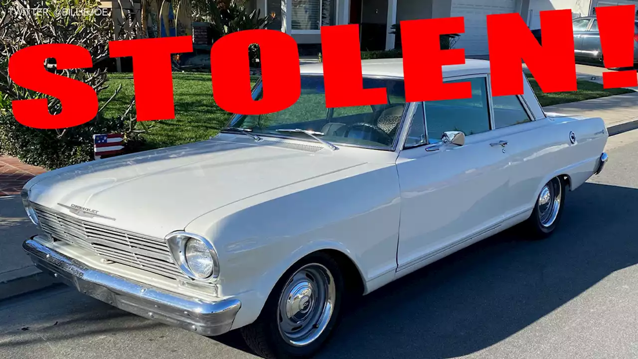 Green Day singer Billie Joe Armstrong's 1962 Chevy Nova stolen in Costa Mesa