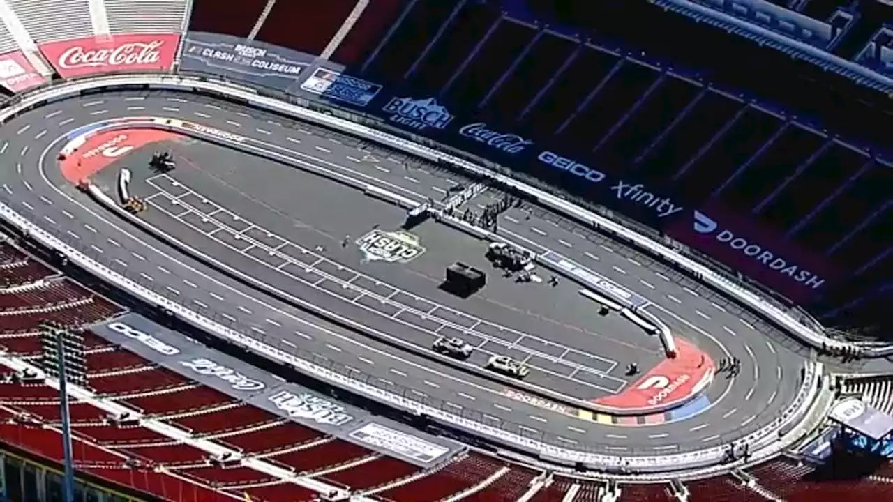 NASCAR's Busch Light Clash kicks off inside LA Coliseum