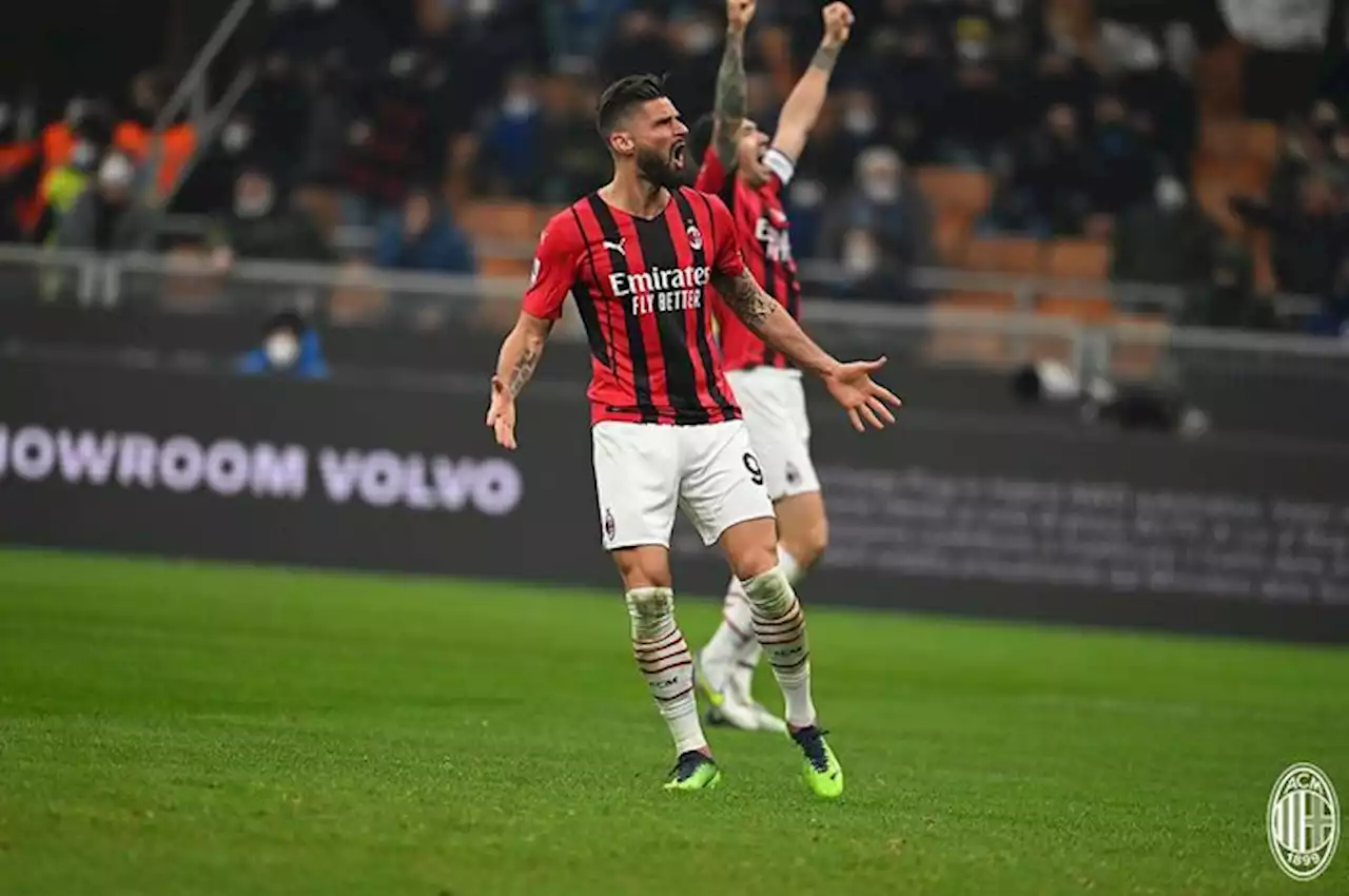 AC Milan Taklukkan Inter Milan, Giroud Senang dengan Semangat Pantang Menyerah Tim - Bolasport.com