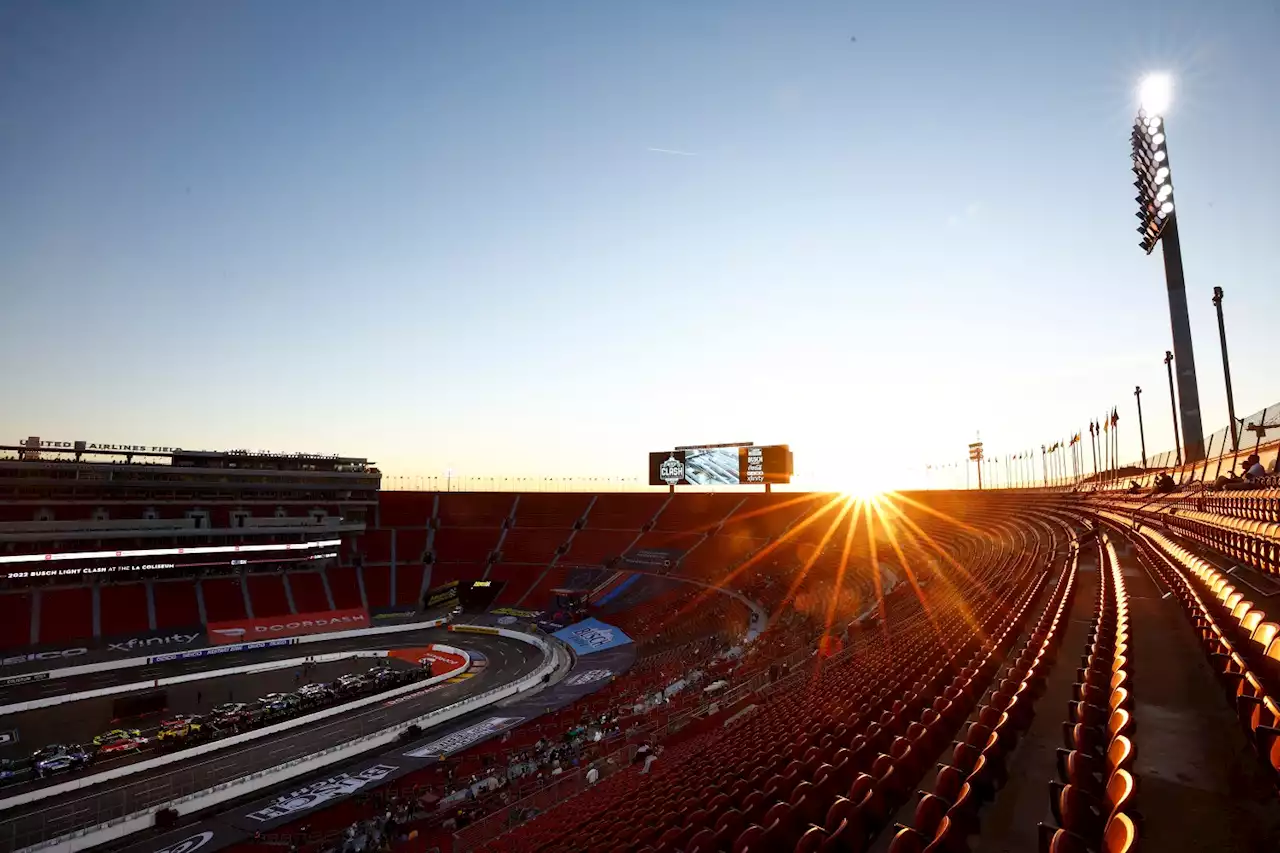 NASCAR Celebrates Ahead Of Radical Race In LA Coliseum