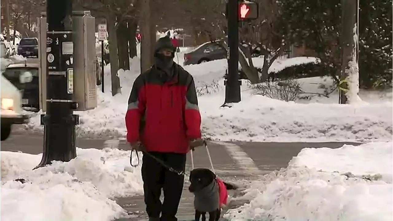 Man who is legally blind says the snow presents challenges for all of us, but try walking a mile in his shoes