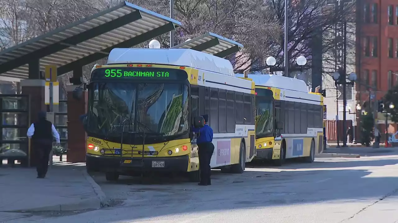 DART bus, rail service returns to normal Sunday