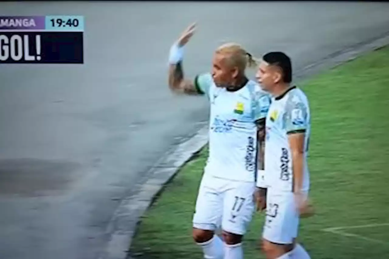 Dayro Moreno volvió al gol: así marcó con Bucaramanga en la Liga I