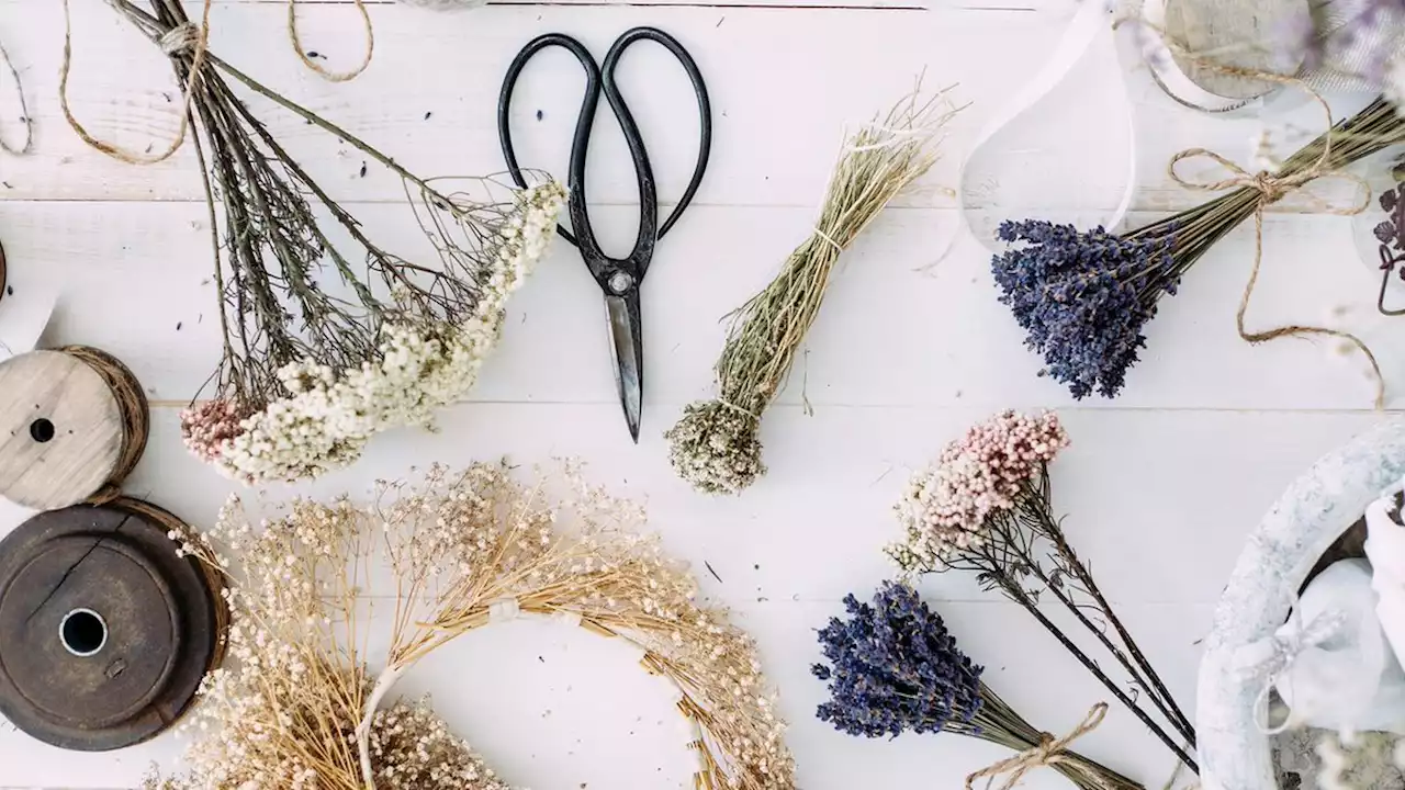 Trockenblumen selber machen: So kreieren Sie einen wunderschönen Strauß