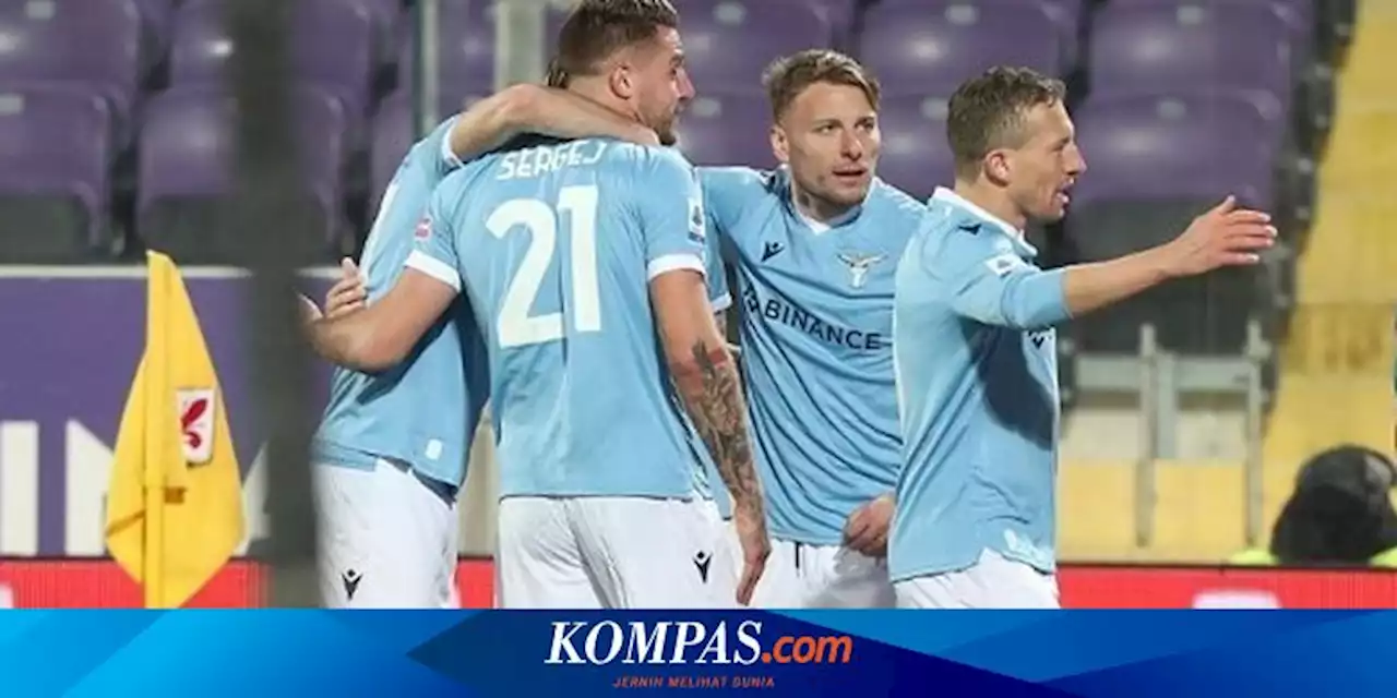 Hasil Fiorentina Vs Lazio, Immobile dkk Pesta 3 Gol di Artemio Franchi