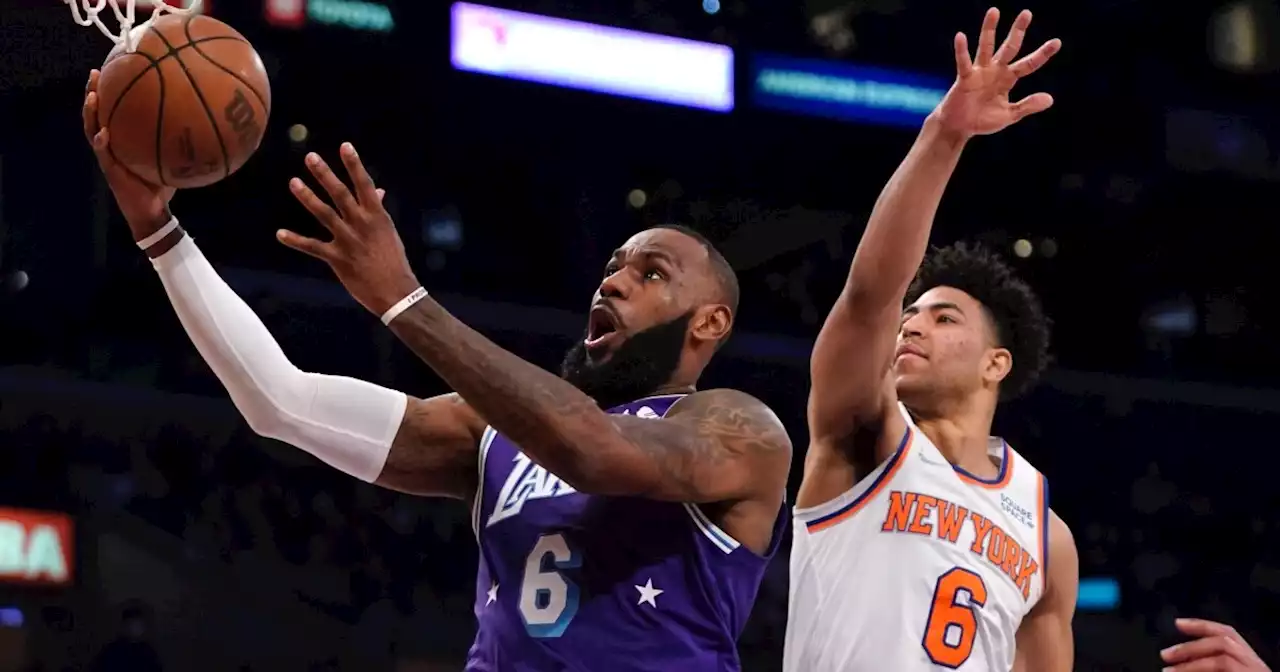 LeBron James' big return, Malik Monk's spurt help Lakers rally to beat Knicks in OT