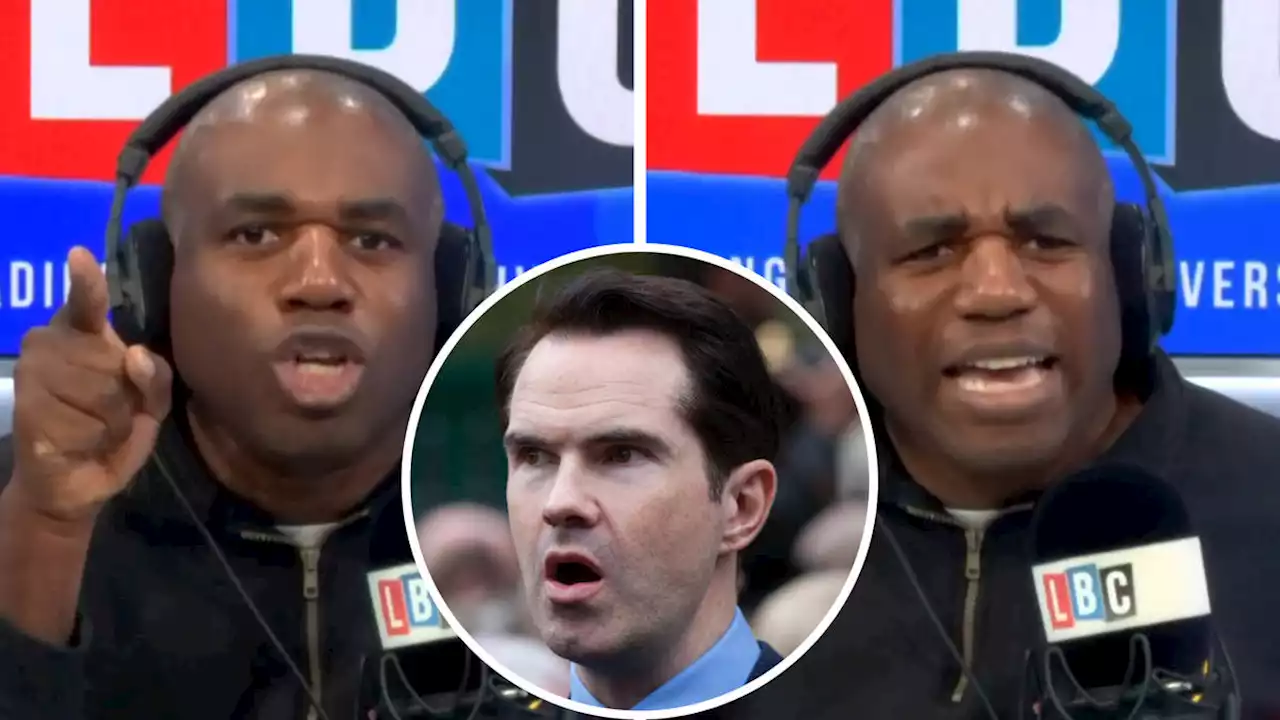 Seething David Lammy calls on Netflix to 'abandon' Jimmy Carr over Holocaust joke