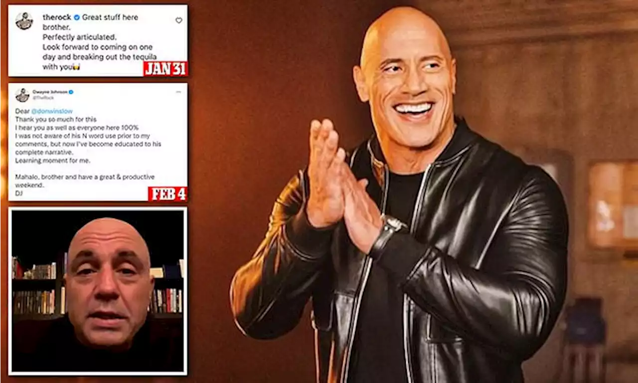 Dwayne Johnson withdraws his support for Joe Rogan