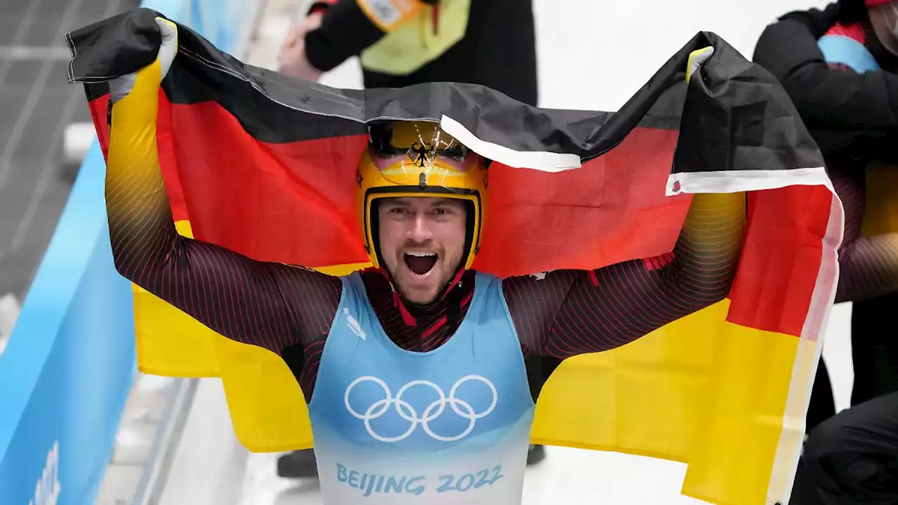 Rodler Ludwig holt erstes Gold für Deutschland