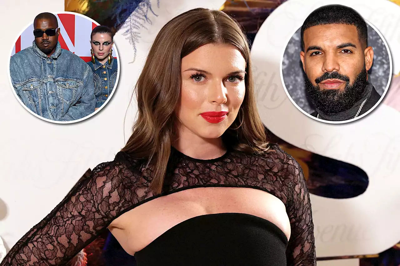 Julia Fox opens up about Drake romance rumors, his feud with Kanye West