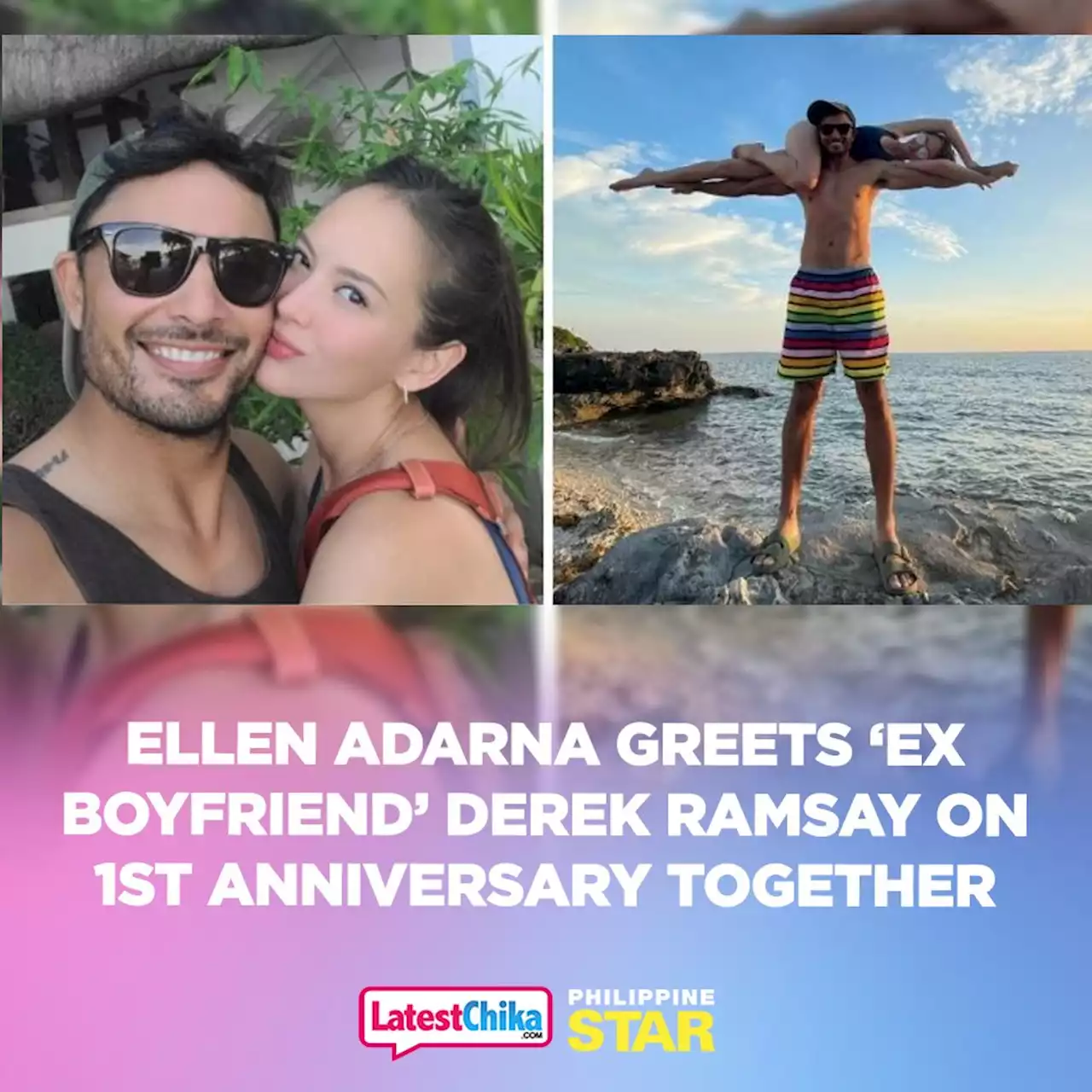 Ellen Adarna greets 'ex boyfriend' Derek Ramsay on 1st anniversary ...