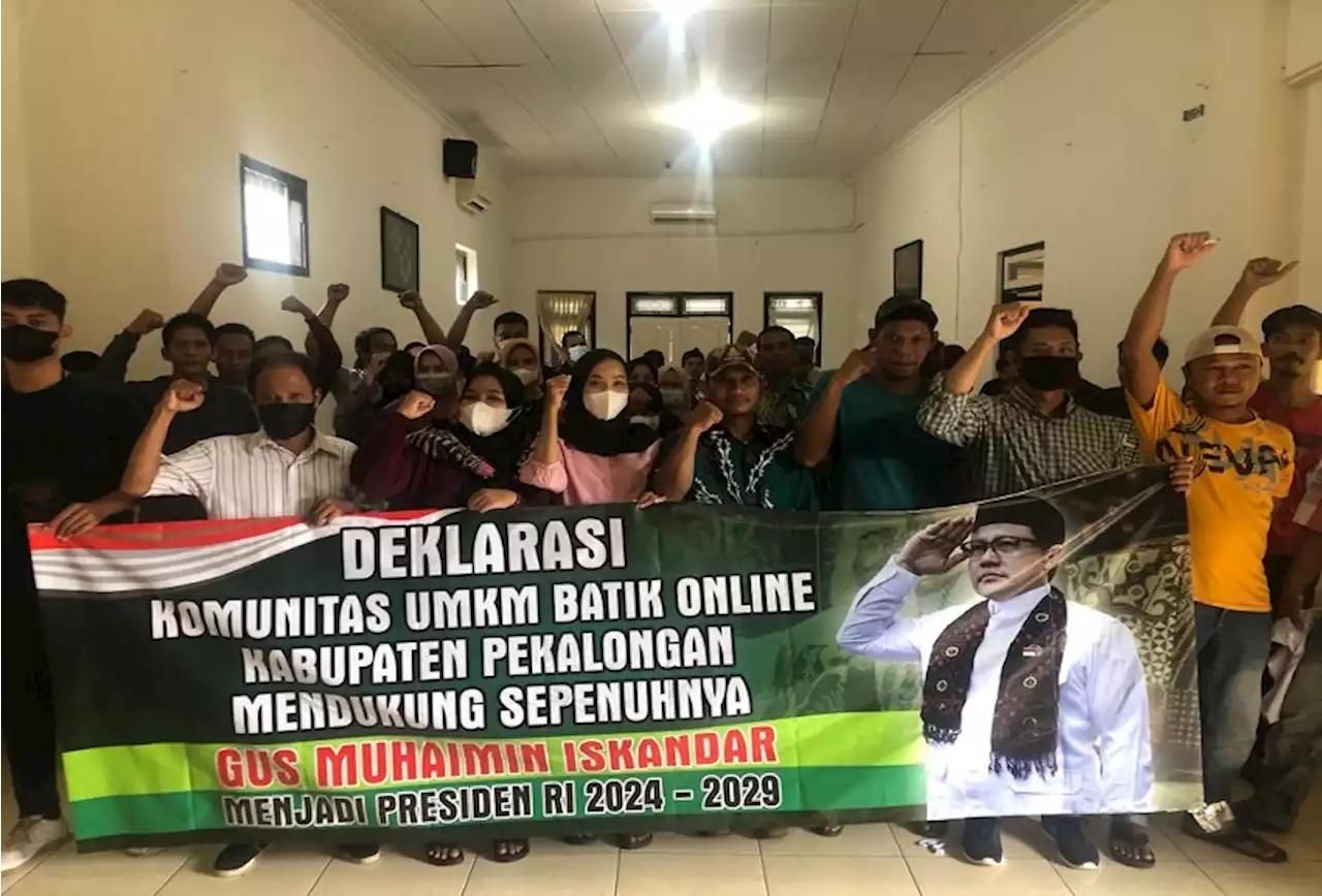 Komunitas UMKM Batik Online Dukung Gus Muhaimin Maju di Pilpres 2024