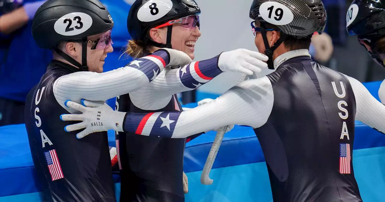 Misstep costs Team USA a chance at an early short track medal in Beijing