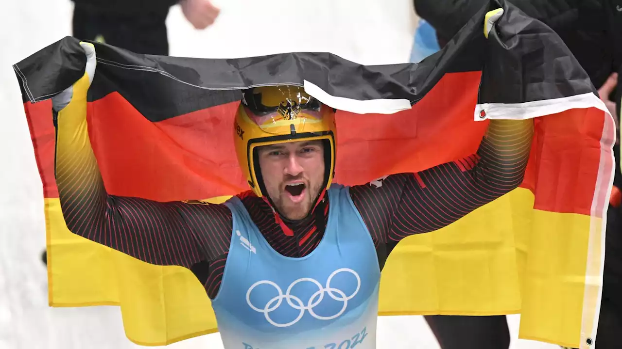 Rodeln: Johannes Ludwig holt erstes deutsche Gold in Peking