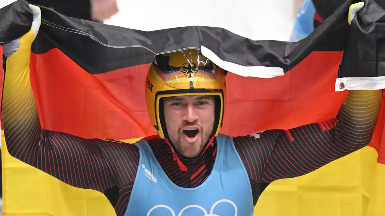 Rennrodler Ludwig holt erstes deutsches Gold in Peking