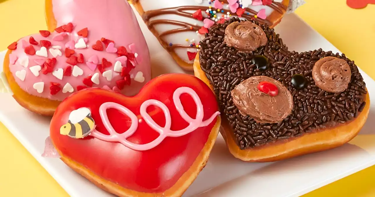 Krispy Kreme reveals four new doughnuts for Valentine's Day