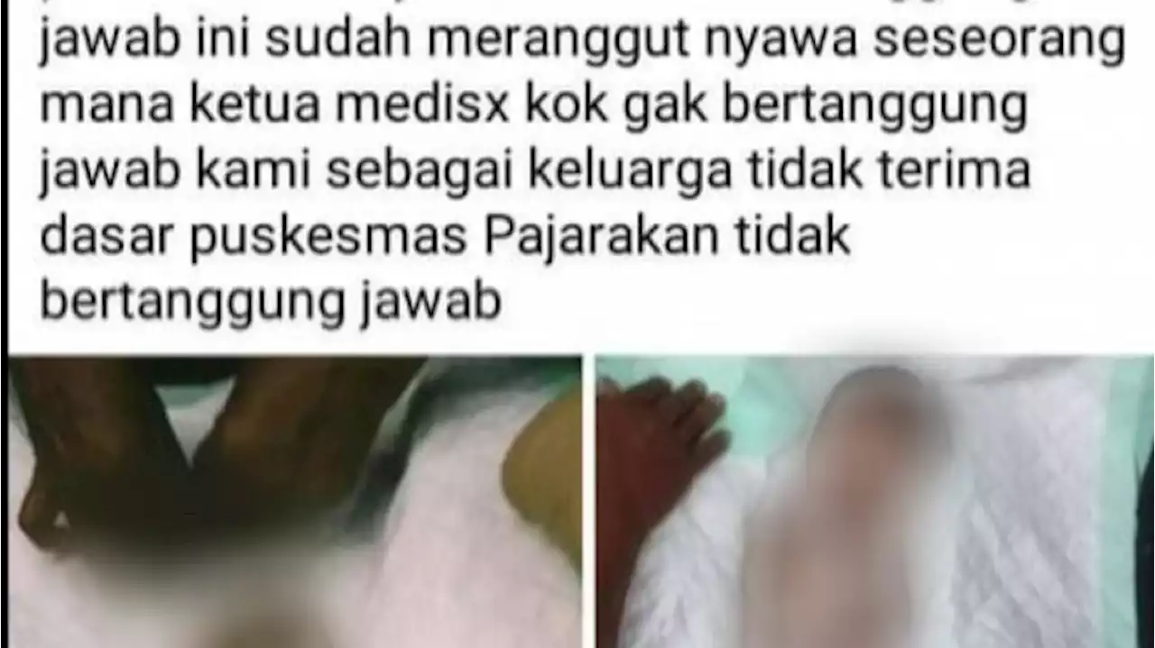 Viral Bayi Meninggal Diduga Sang Ibu Ditolak Bersalin, Ini Penjelasan Kepala Puskesmas Pajarakan