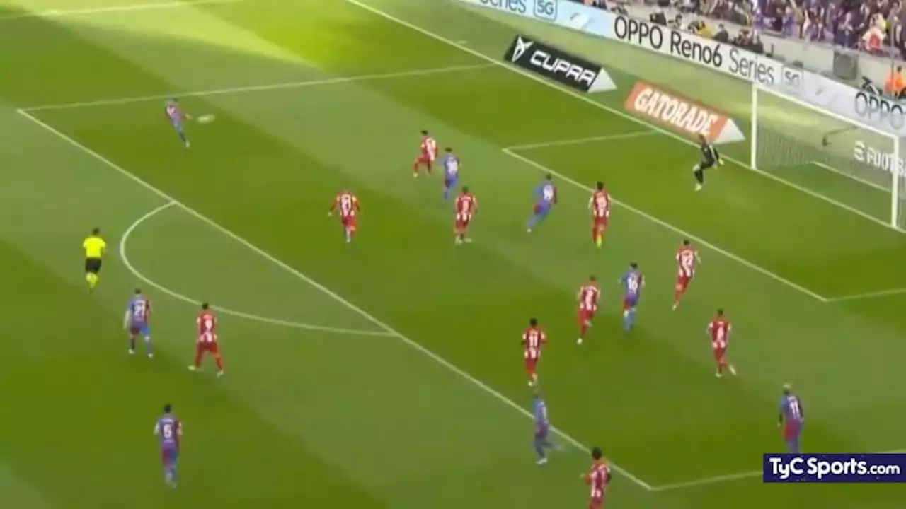 El tremendo golazo de Jordi Alba en el partido entre Barcelona y Atlético Madrid - TyC Sports