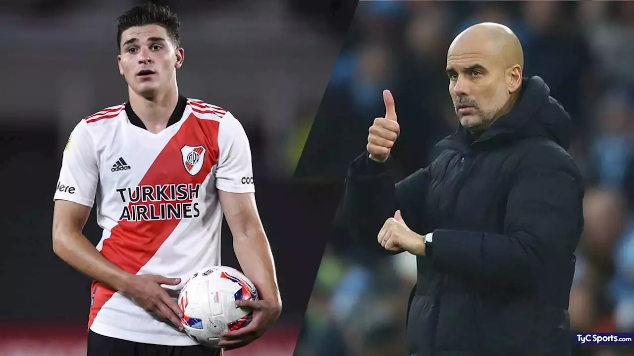 Julián Álvarez, todavía en River, contó que habló con Guardiola: qué le dijo - TyC Sports