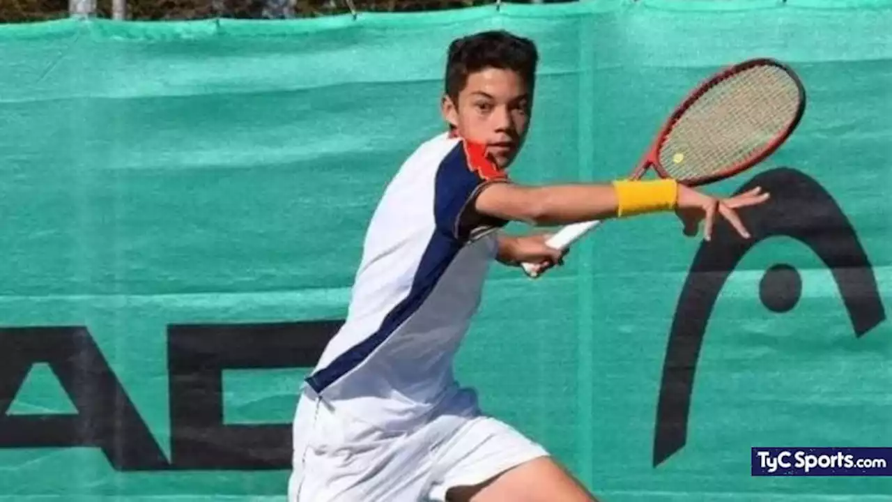 Tiene 14 años, se formó en Argentina y se convirtió en el segundo tenista más joven en ganar un punto de ATP - TyC Sports