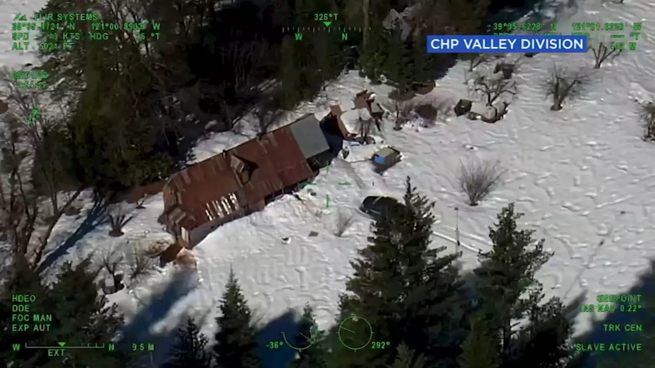 California couple, dog rescued from Sierra cabin after being snowed in for nearly 2 months