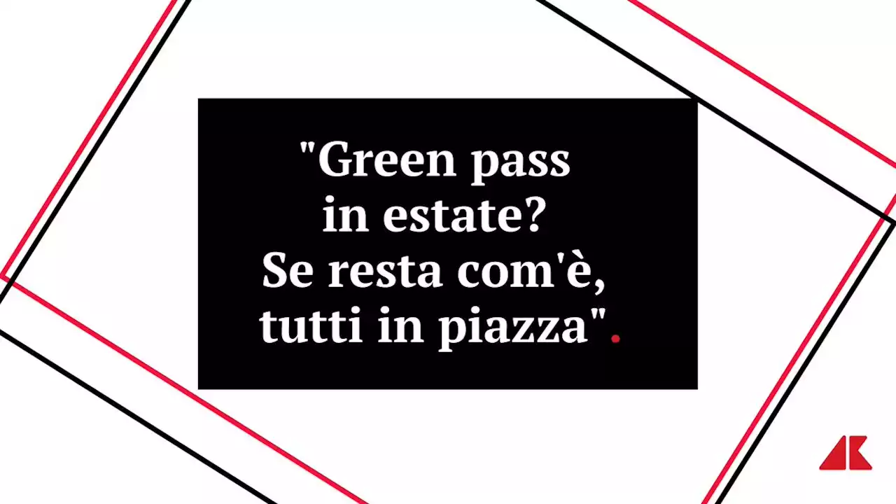 Bassetti: 'Green pass in estate? Se resta com'è, tutti in piazza'