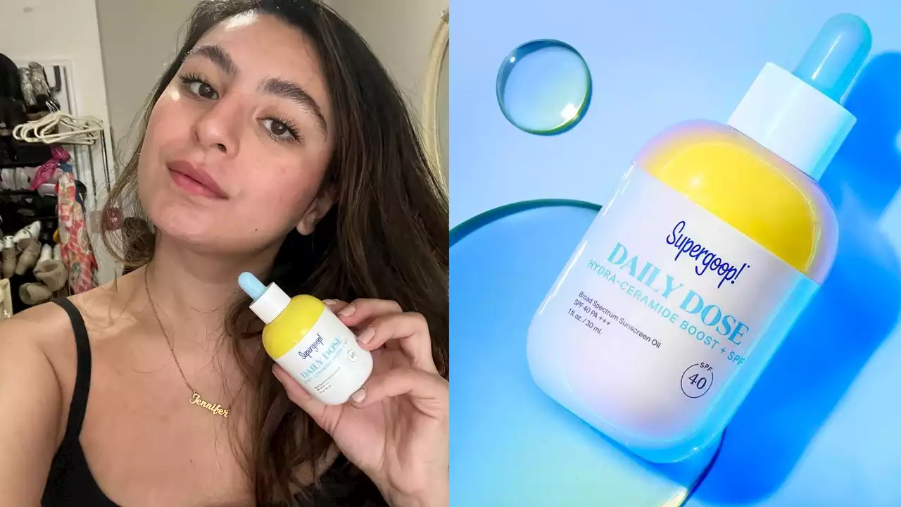 Supergoop's New Sunscreen Oil Makes My Skin Look (and Feel) More Moisturized Than Ever