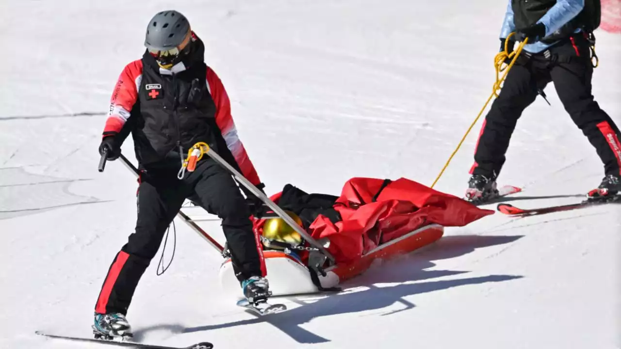 Olympia 2022: Abfahrer Dominik Schwaiger stürzt mit 128 km/h