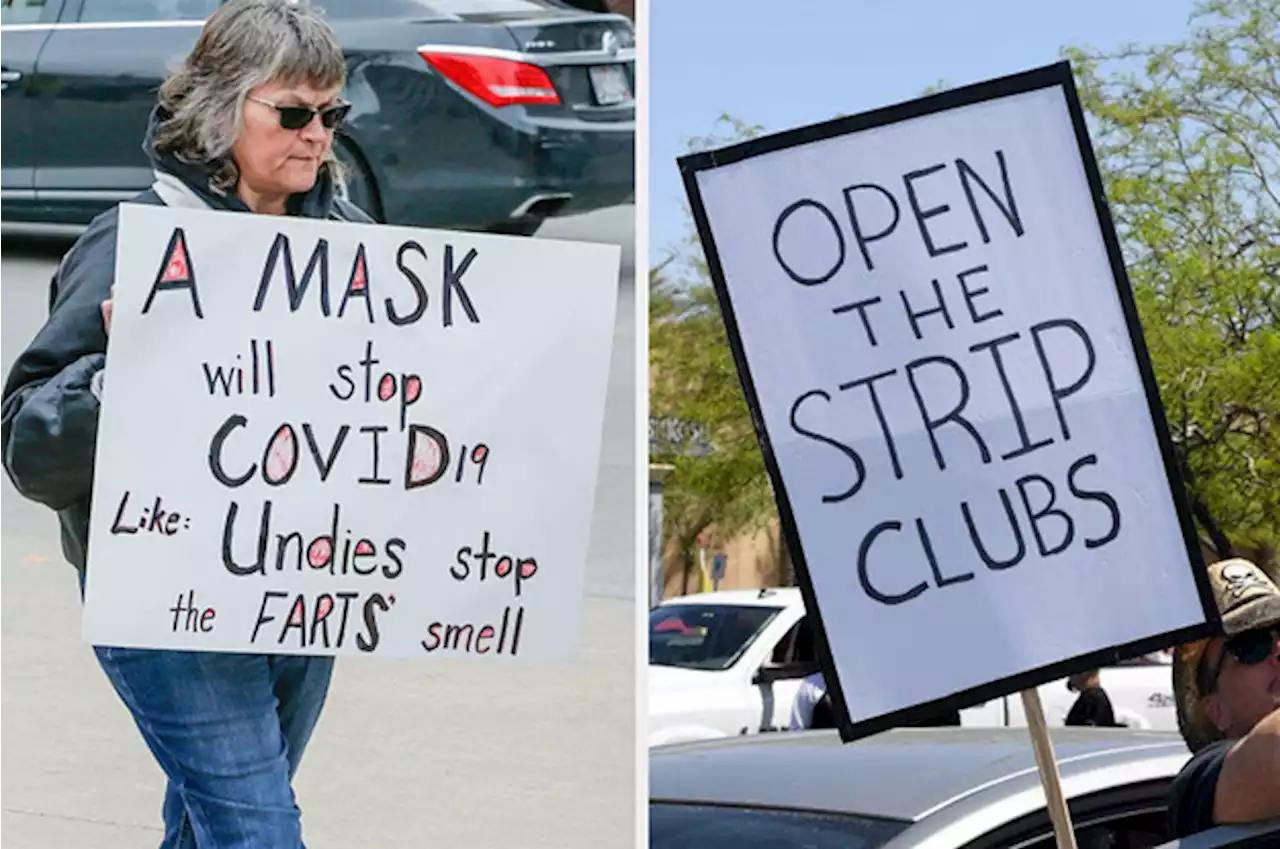 28 Pictures From Reopen Protests That Scream 'Only In America'