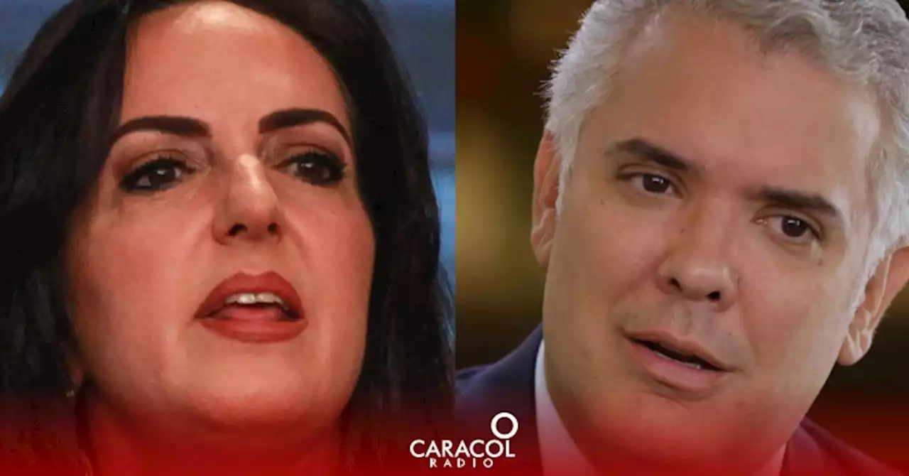 María Fernanda Cabal califica como mamerto al presidente Iván Duque