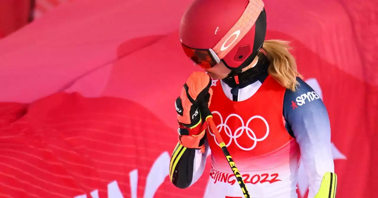 Mikaela Shiffrin out early in giant slalom at Beijing Olympics: 'I won't ever get over this'