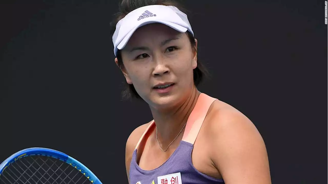 Chinese tennis star Peng Shuai meets Olympic officials