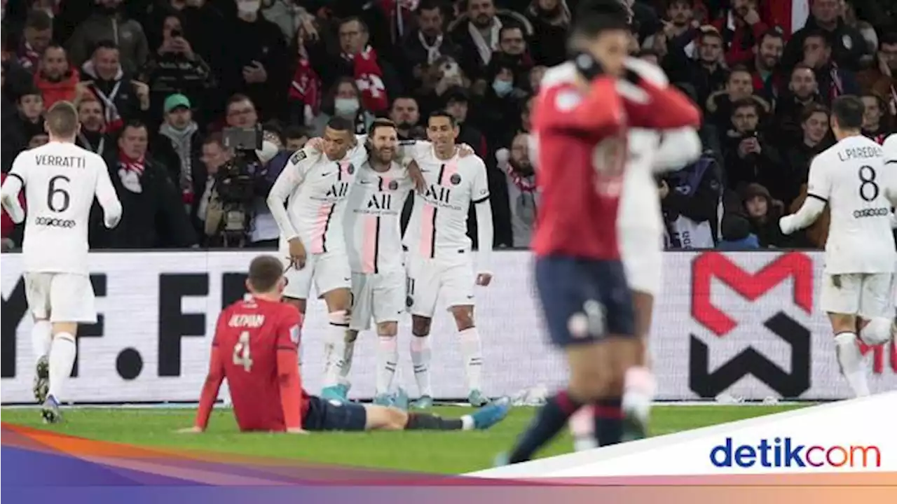 Lille Vs PSG: Messi-Mbappe Bikin Gol, Les Parisiens Menang 5-1