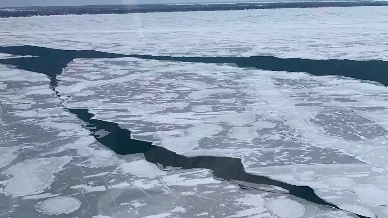 Coast Guard: 18 rescued after being trapped on ice sheet in Lake Erie